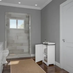 Bathroom Storage Cabinet With Adjustable Shelf White - Hastings Home 7 Bathroom Storage Cabinet With Adjustable Shelf White - Hastings Home -Hastings Home Sales GUEST 03640f33 f8ef 46fa b655 b7f420f0d14f