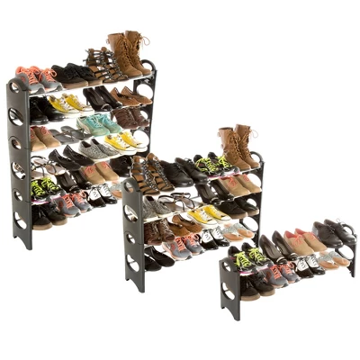 Hastings Home 6-Tier Shoe Storage Rack – Holds Up To 24-Pairs 3 Hastings Home 6-Tier Shoe Storage Rack – Holds Up To 24-Pairs - Image 3