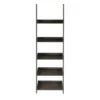 Hastings Home 5-Tier Ladder Bookshelf - Slate Gray