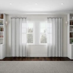 1-Inch Curtain Rod- Decorative End Cap Style Finials And Hardware- For Home Decor In Bedroom And Kitchen, 66-120-Inch By Hastings Home (Silver) -Hastings Home Sales GUEST 0998a4b4 9e15 4521 954f 50db464f9faa