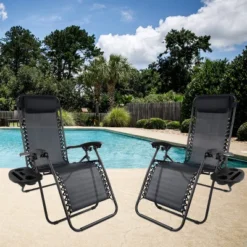 Hastings Home Anti-Gravity Lounge Chairs, Black, Set Of 2 -Hastings Home Sales GUEST 0d8da014 9634 4221 8839 2f12c4ebda43