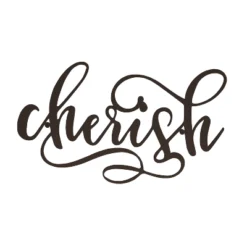 Metal Cutout- Cherish Decorative Wall Sign-3D Word Art Home Accent Decor-Perfect For Modern Rustic Or Vintage Farmhouse Style By Hastings Home