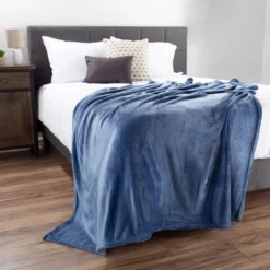 Flannel Fleece Throw Blanket- For Couch, Home Decor, Sofa & Chair- Oversized 60" X 70", Soft & Plush Microfiber In Infinity Blue By Hastings Home 7 Flannel Fleece Throw Blanket- For Couch, Home Decor, Sofa & Chair- Oversized 60" X 70", Soft & Plush Microfiber In Infinity Blue By Hastings Home -Hastings Home Sales GUEST 16dc55f6 acea 43f2 aced 22b495a7c55e