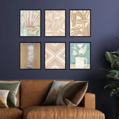 Set Of 6 Picture Frames - 11x14 Photo Frame Set With Stand And Hooks For Gallery Wall Or Family Portrait - Picture Wall Decor By Hastings Home -Hastings Home Sales GUEST 1ac8192b d735 422c b852 786d6973b203