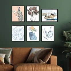 Set Of 6 Picture Frames - 11x14 Photo Frame Set With Stand And Hooks For Gallery Wall Or Family Portrait - Picture Wall Decor By Hastings Home -Hastings Home Sales GUEST 22a25950 c902 446b 8753 13439387c90f