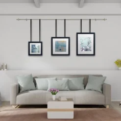 Hastings Home 1 Inch Curtain Rod With Finials (Gray) -Hastings Home Sales GUEST 254996fe 9837 48f4 be83 59a6d8c7169a