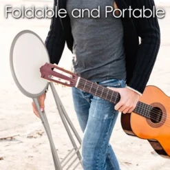 Hastings Home 18-Inch Heavy-Duty Folding Padded Stool Stool With 300lb Capacity, Black -Hastings Home Sales GUEST 26955398 f5de 4d47 b0dc 74fc1dc030b8