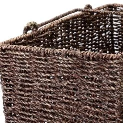 Hastings Home Handmade Woven Wicker Staircase Basket - Brown 9 Hastings Home Handmade Woven Wicker Staircase Basket - Brown -Hastings Home Sales GUEST 285f066b 73ad 46e0 8f2a 5886cde7c6c0