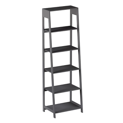 Hastings Home Ladder-Style 5-Tiered Bookcase 7 Hastings Home Ladder-Style 5-Tiered Bookcase - Image 7