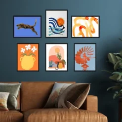 Set Of 6 Picture Frames - 11x14 Photo Frame Set With Stand And Hooks For Gallery Wall Or Family Portrait - Picture Wall Decor By Hastings Home -Hastings Home Sales GUEST 2e94b014 7907 4fcd ab80 373400983b02