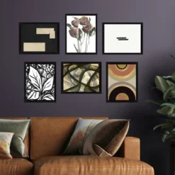 Set Of 6 Picture Frames - 11x14 Photo Frame Set With Stand And Hooks For Gallery Wall Or Family Portrait - Picture Wall Decor By Hastings Home -Hastings Home Sales GUEST 31340457 db64 4db0 9b89 79804e32ac5b