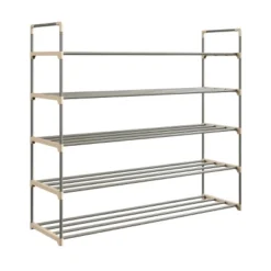 Hastings Home Five-Tier 30-Pair Shoe Storage Rack 10 Hastings Home Five-Tier 30-Pair Shoe Storage Rack -Hastings Home Sales GUEST 35db5a01 186c 4e2f a31c 3d76eb12f1cd
