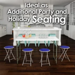 Hastings Home 18-Inch Padded Portable Folding Stool Stool With 300lb Capacity, Royal Blue 10 Hastings Home 18-Inch Padded Portable Folding Stool Stool With 300lb Capacity, Royal Blue -Hastings Home Sales GUEST 37262fb9 caa2 4cc7 b7d9 f4654c367a4c