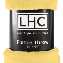 Fleece Throw Blanket- Set Of 3- Yellow, Orange & Pink Plush 60x50" Blankets- Soft & Cozy For Travel, Outdoors & Lounging On The Sofa By Hastings Home 9 Fleece Throw Blanket- Set Of 3- Yellow, Orange & Pink Plush 60x50" Blankets- Soft & Cozy For Travel, Outdoors & Lounging On The Sofa By Hastings Home -Hastings Home Sales GUEST 42d80616 61cf 4de2 86a3 4a8b51102228