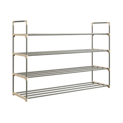 Hastings Home Four-Shelf Shoe Rack - Holds 24 Pairs Of Shoes 4 Hastings Home Four-Shelf Shoe Rack - Holds 24 Pairs Of Shoes - Image 4