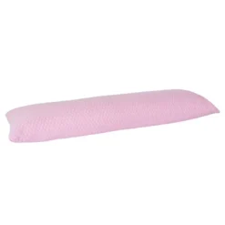 Hastings Home Memory Foam Body Pillow With Hypoallergenic Zippered Protector - Pink -Hastings Home Sales GUEST 466c6b35 e672 468f 8004 e177522e5d8e