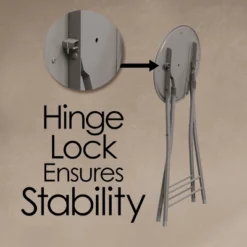 Hastings Home 24-Inch Heavy-Duty Collapsible Padded Round Stool With 300lb Capacity, Royal Blue -Hastings Home Sales GUEST 4891a2db 4587 49df b486 0e9dbd04d9a8