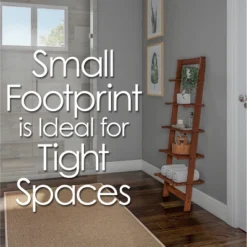 Hastings Home 5-Tier Wooden Ladder-Style Bookcase, Walnut Finish -Hastings Home Sales GUEST 4bee1886 526d 4392 9382 1cc2d4d0d892