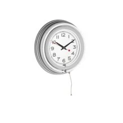 Hastings Home 14" Round Double Light Ring Analog Neon Wall Clock