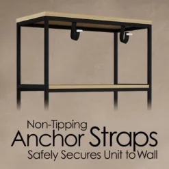 Hastings Home 5-Tier Open Bookshelf – Industrial Bookcase With Steel Frame, Black -Hastings Home Sales GUEST 63682258 085c 4dcb a31c d403e001f7b4