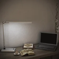 Hastings Home LED Contemporary Reading And Desk Lamp With 2 Adjustable Arms - White -Hastings Home Sales GUEST 66299aa2 dea2 48ae acd8 d01102f85470