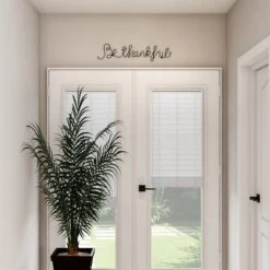 Metal Cutout- Be Thankful Cursive Cutout Sign-3D Word Art Home Accent Decor-Perfect For Modern Rustic Or Vintage Farmhouse Style By Hastings Home -Hastings Home Sales GUEST 67c950dd 26b5 49a7 be4c 93cea6ccab3e