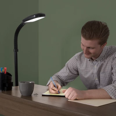 Hastings Home Daylight LED Floor Lamp – 17W, Black 2 Hastings Home Daylight LED Floor Lamp – 17W, Black - Image 2