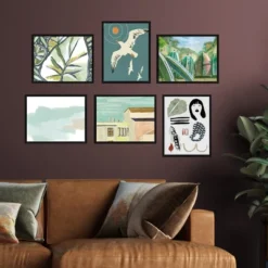 Set Of 6 Picture Frames - 11x14 Photo Frame Set With Stand And Hooks For Gallery Wall Or Family Portrait - Picture Wall Decor By Hastings Home -Hastings Home Sales GUEST 71084560 947f 40b5 84e7 a9efce5bc629