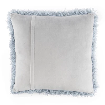 Hastings Home 24" Oversized Square Floor Pillow – Blue 3 Hastings Home 24" Oversized Square Floor Pillow – Blue - Image 3