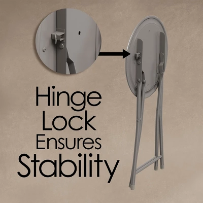 Hastings Home 18-Inch Padded Portable Folding Stool Stool With 300lb Capacity, Royal Blue 2 Hastings Home 18-Inch Padded Portable Folding Stool Stool With 300lb Capacity, Royal Blue - Image 2