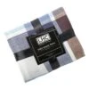 Hastings Home Oversized Vintage-Style Faux Cashmere Throw Blanket - Blue/Brown Plaid
