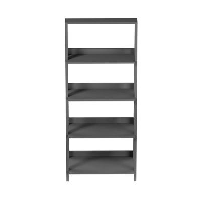 Hastings Home Freestanding Ladder Bookcase, Gray 1 Hastings Home Freestanding Ladder Bookcase, Gray