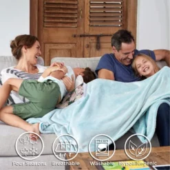 Soft Throw Blanket - Oversized, Luxuriously Fluffy, Vintage-Look And Cashmere-Like Woven Acrylic - Throws By Hastings Home (Desert Blush Plaid) -Hastings Home Sales GUEST 7ed442ba ddf4 47f1 9d56 7cb0cd0c857c