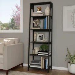 Hastings Home Ladder-Style 5-Tiered Bookcase 12 Hastings Home Ladder-Style 5-Tiered Bookcase -Hastings Home Sales GUEST 9003af76 198b 451b 85bb 6c206c45b4ff