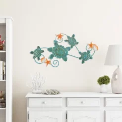 Hastings Home Sea Turtles With Shells And Starfish Nautical 3D Metal Hanging Wall Art 9 Hastings Home Sea Turtles With Shells And Starfish Nautical 3D Metal Hanging Wall Art -Hastings Home Sales GUEST 9c9062b9 901b 4a65 87d9 7573de62bf30