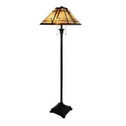 Hastings Home Tiffany-Style Dual Light LED Floor Lamp -Hastings Home Sales GUEST a8a13c93 4af3 4d81 9800 bd784cf28e1c