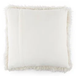 Fuzzy Oversized Throw Pillow - Shag Faux Fur Glam Decor - Plush Square Accent Or Floor Pillow For Bedroom, Living Room, Or Dorm By Lavish Home (Beige) -Hastings Home Sales GUEST ae90ce6d 0e9a 405a ad87 ddc006eb36cf