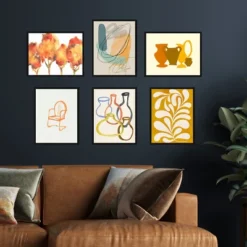 Set Of 6 Picture Frames - 11x14 Photo Frame Set With Stand And Hooks For Gallery Wall Or Family Portrait - Picture Wall Decor By Hastings Home -Hastings Home Sales GUEST b211e383 0a56 4b56 8c9a a59cccd234e3