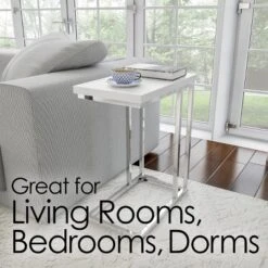 Hastings Home C-Shaped Sofa Side Table Space-Saving, White 11 Hastings Home C-Shaped Sofa Side Table Space-Saving, White -Hastings Home Sales GUEST b8977a68 a511 46e7 958e e78707205ae5