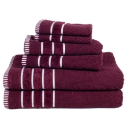 6pc 100% Combed Cotton Bath Towel Set - Hastings Home 8 6pc 100% Combed Cotton Bath Towel Set - Hastings Home -Hastings Home Sales GUEST bcdd2219 38d6 4cd3 bcf8 dffa896e2544