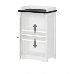 Bathroom Storage Cabinet With Adjustable Shelf White - Hastings Home 9 Bathroom Storage Cabinet With Adjustable Shelf White - Hastings Home -Hastings Home Sales GUEST bd4254ce 4838 49e4 bc1f 88b54758b72a