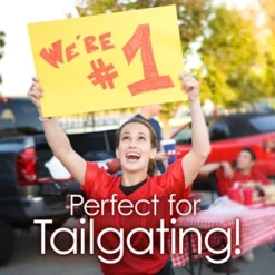 Hastings Home 4-Foot Folding Portable Plastic Utility Tabletop With Adjustable 2-Height Settings -Hastings Home Sales GUEST c6d01e13 088c 4b43 9069 8d3e45a022fc