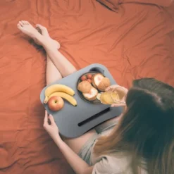 Hastings Home Laptop Buddy Portable Lap Desk With Cushioned Bottom, Pen Tray, And Cup Holder -Hastings Home Sales GUEST c8bed2c9 a5ef 47a5 8fde f5d9a4a82820