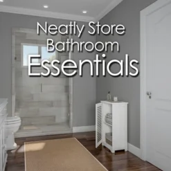 Hastings Home Freestanding Bathroom Linen Cabinet With Shutter Door – 17.5" X 31", White 10 Hastings Home Freestanding Bathroom Linen Cabinet With Shutter Door – 17.5" X 31", White -Hastings Home Sales GUEST d8680ad3 38f1 45e8 907c 7364570a8cfe