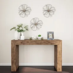 Hastings Home Metallic Wire Layered Flower Hanging Accent Art - Silver/Gold 9 Hastings Home Metallic Wire Layered Flower Hanging Accent Art - Silver/Gold -Hastings Home Sales GUEST d883f9c5 061a 4dbc ac8a bf67d3183375