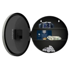 Hastings Home Analog Wall Clock With Hidden Compartments - 10", Silver 7 Hastings Home Analog Wall Clock With Hidden Compartments - 10", Silver -Hastings Home Sales GUEST da1d7ce6 ead6 4913 82e3 87bb5528c828