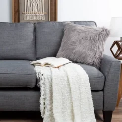 18"x18" Himalayan Faux Fur Square Throw Pillow - Hastings Home 11 18"x18" Himalayan Faux Fur Square Throw Pillow - Hastings Home -Hastings Home Sales GUEST dafe8ab3 8fc9 40d8 bc0b 17b8b0dda833