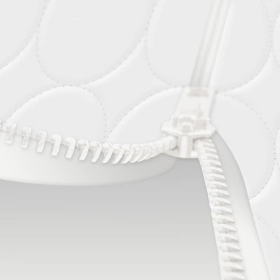 Fleming Supply Twin-Size Hypoallergenic Cotton Mattress Protector With Zipper - White 3 Fleming Supply Twin-Size Hypoallergenic Cotton Mattress Protector With Zipper - White - Image 3