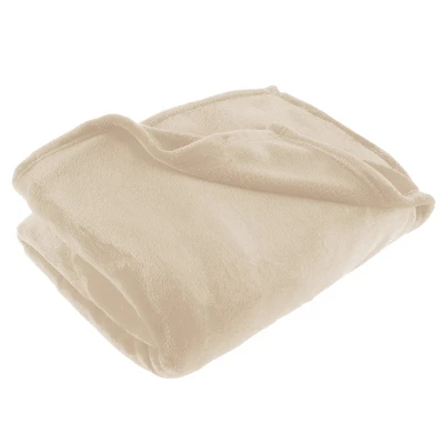 Flannel Fleece Throw Blanket- For Couch, Home Decor, Bed, Sofa & Chair- Oversized 60" X 70", Soft & Plush Microfiber In Desert Tan By Hastings Home 7 Flannel Fleece Throw Blanket- For Couch, Home Decor, Bed, Sofa & Chair- Oversized 60" X 70", Soft & Plush Microfiber In Desert Tan By Hastings Home - Image 7