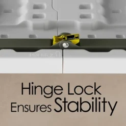 Hastings Home 4-Foot Folding Portable Plastic Utility Tabletop With Adjustable 2-Height Settings -Hastings Home Sales GUEST ea090e0d a4e9 4376 986b 3db8e5cd42f0